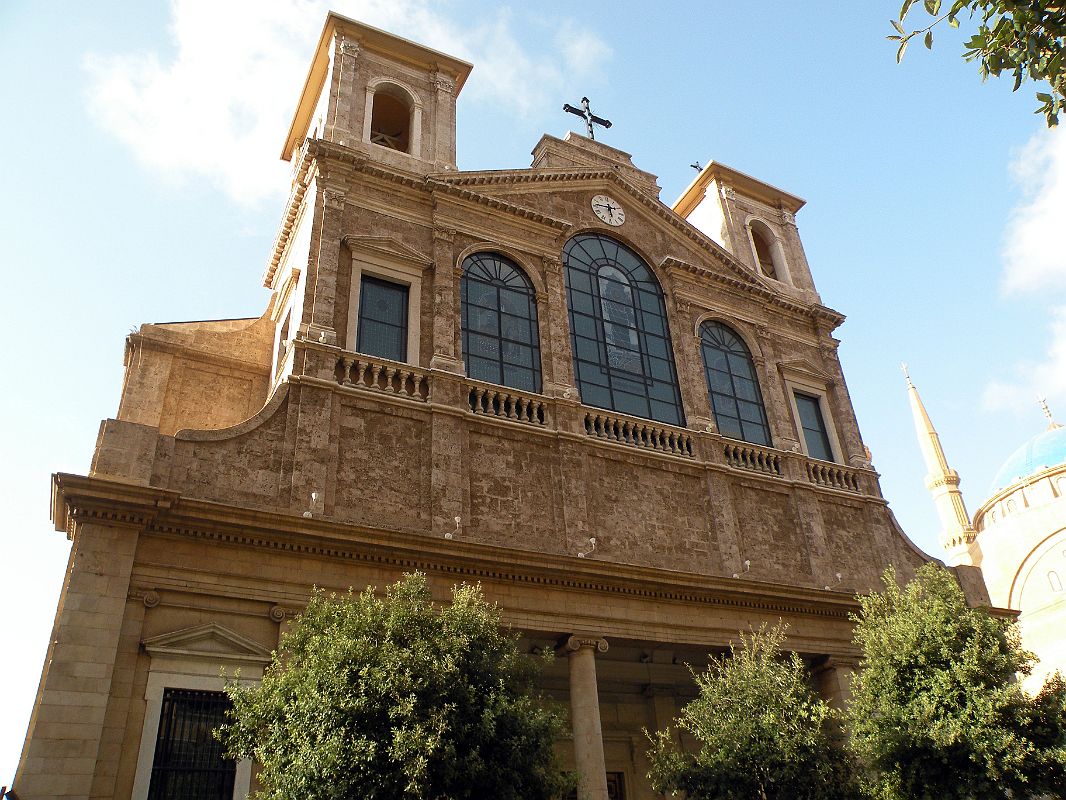 Beirut 15 Maronite Cathedral of St. George Outside 